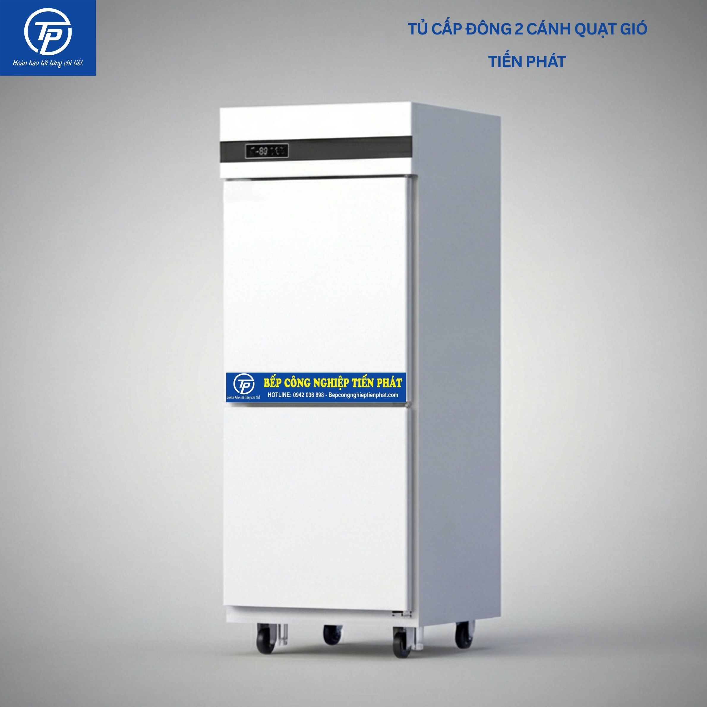 Tủ Cấp Đông 2 Cánh Quạt Gió